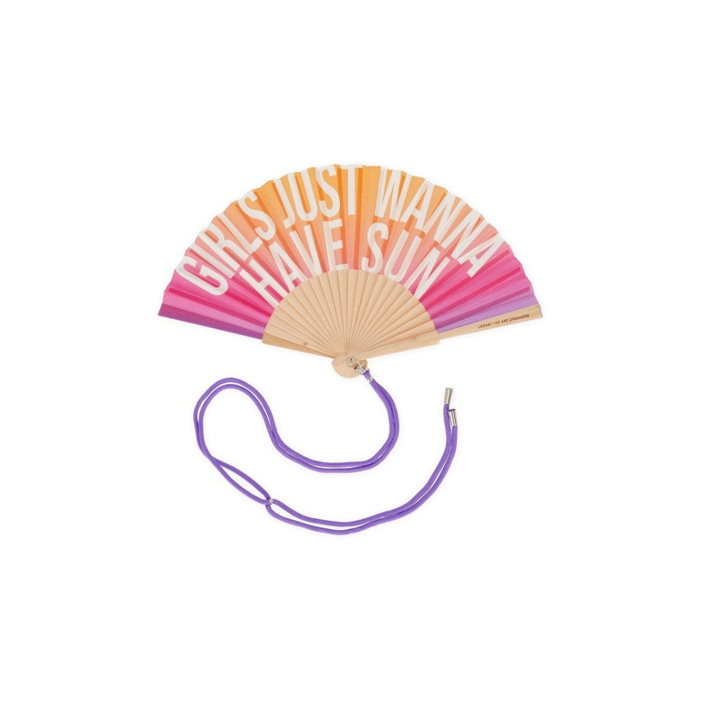 Ventaglio Pieghevole Tracolla “Girls Just Wanna Have Sun” di Legami