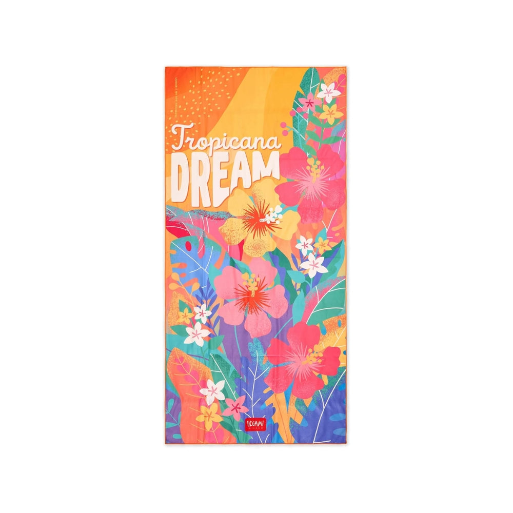 Telo Mare Leggero in microfibra "Tropicana Dream" - Legami