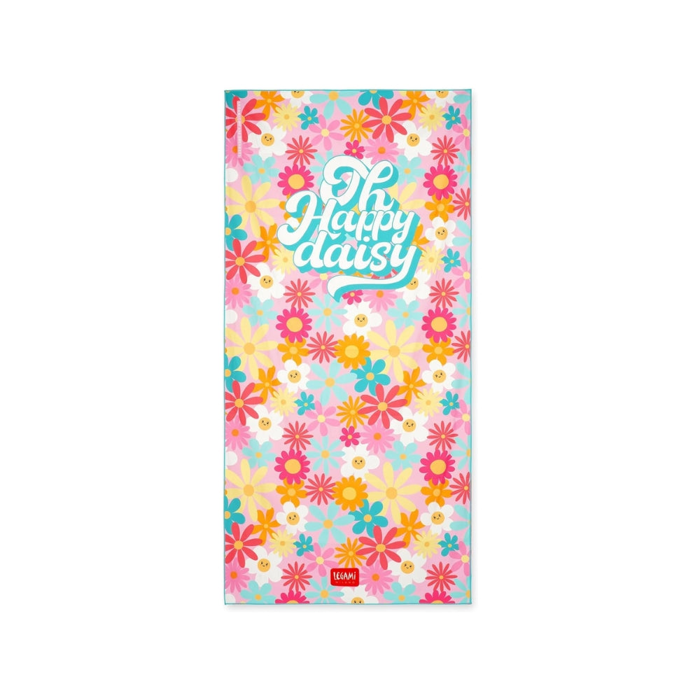 Telo Mare Leggero in microfibra "Oh happy daisy" - Legami