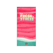 Telo Mare Leggero in microfibra "Too fresh to stress"" - Legami