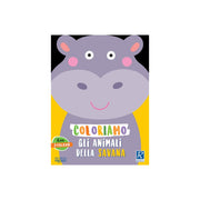 Coloriamo gli animali della savana. Con stickers - Raffaello