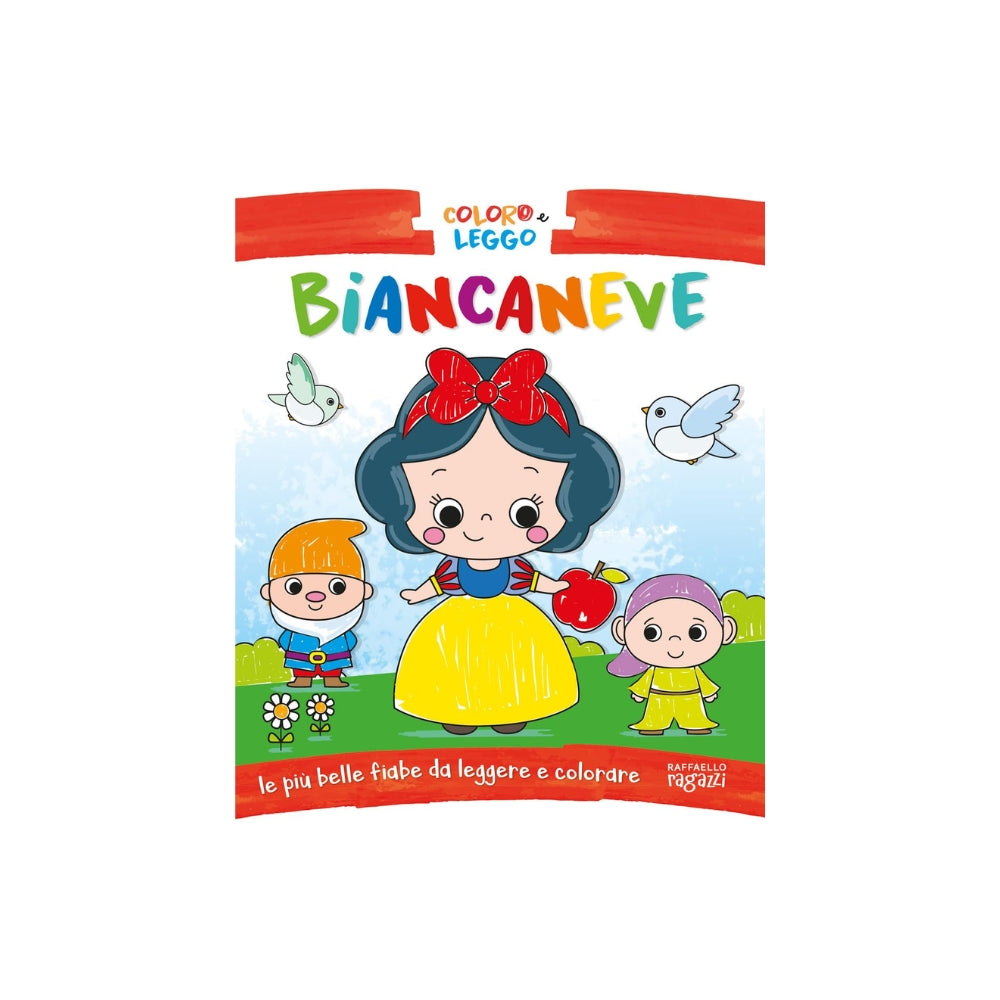 Biancaneve. Coloro e leggo. Ediz. a colori - Raffaello