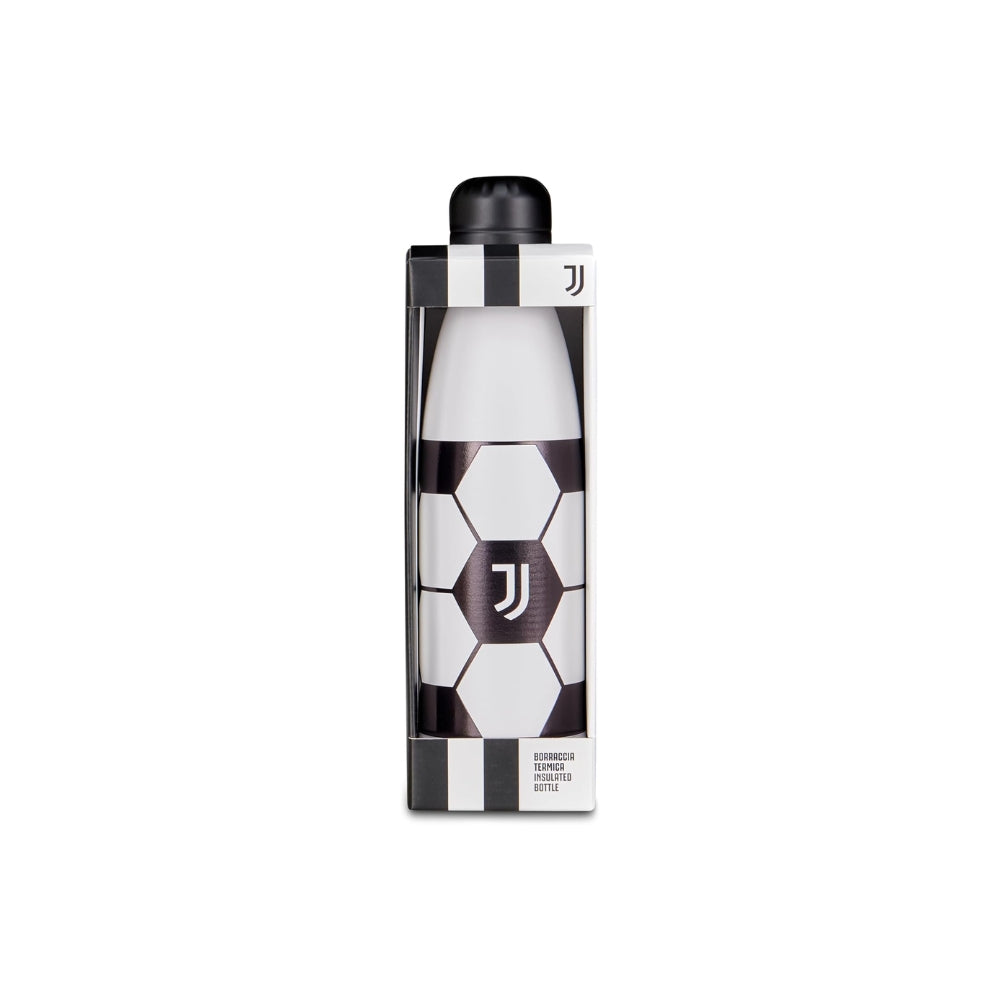 Seven Borraccia Termica Juventus, Bianco, 500ml, Acciaio Inox