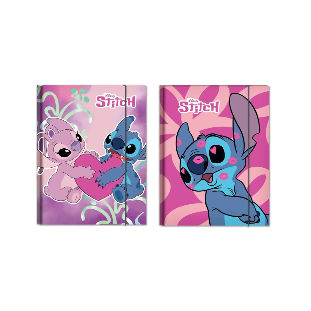 Cartellina Elastico Lilo & Stitch 25x34x1 cm