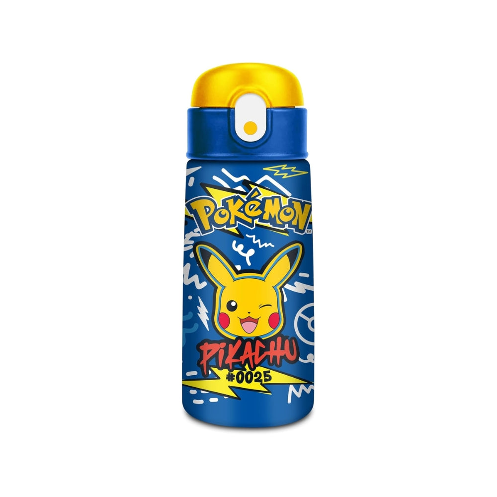 Seven Borraccia Kid Pokemon, Blu, 460 ml, Acciaio Inox