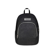 Seven Zaino Scuola Dual MADE OF STARS, Doppio Scomparto, Nero, Effetto brillantini, 32 L