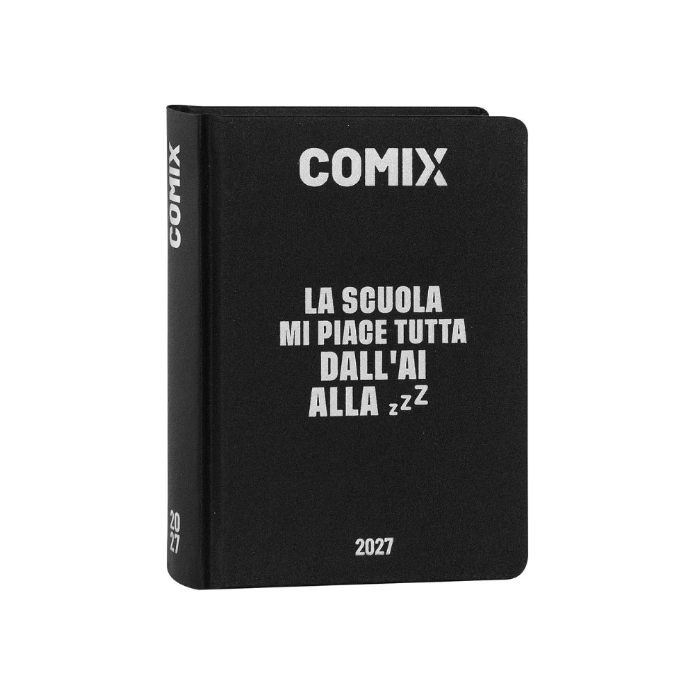 COMIX - Agenda 2027 Giornaliera 16 Mesi, Diario per Scuole Medie e Superiori, con Copertina Rigida