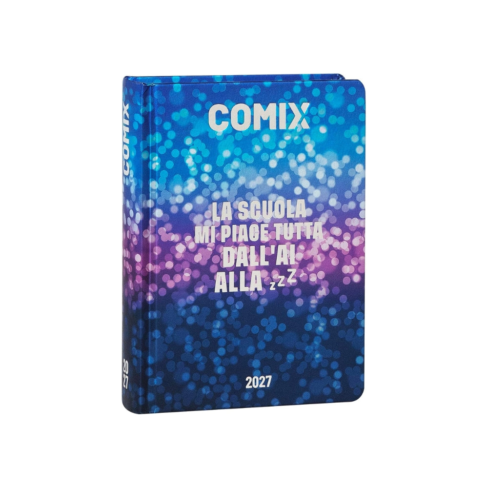 COMIX - Agenda 2027 Giornaliera 16 Mesi, Diario per Scuole Medie e Superiori, con Copertina Rigida