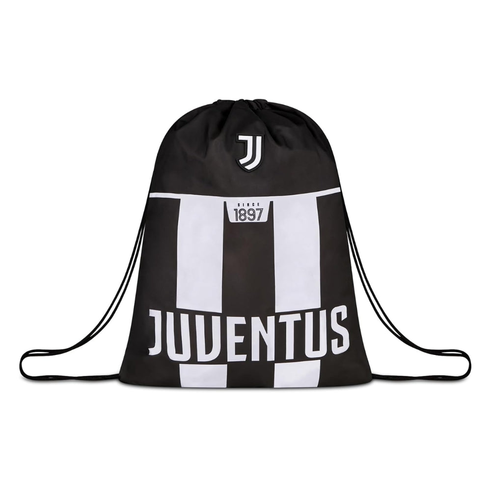 Seven Sakky Bag Juventus Nero – Sacca Ufficiale Juventus per Scuola, Sport e Tempo Libero