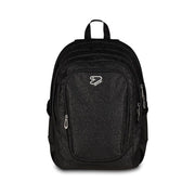 Seven Zaino Doppio Scomparto Tech Shiny, Nero, Tasca Porta PC e Tasca Porta Borraccia, Scuola Media e Superiore