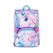 SJ Gang Style Jam Gang Zaino Scuola Estensibile Big LED Unicorn Girl – Rosa, 24 L