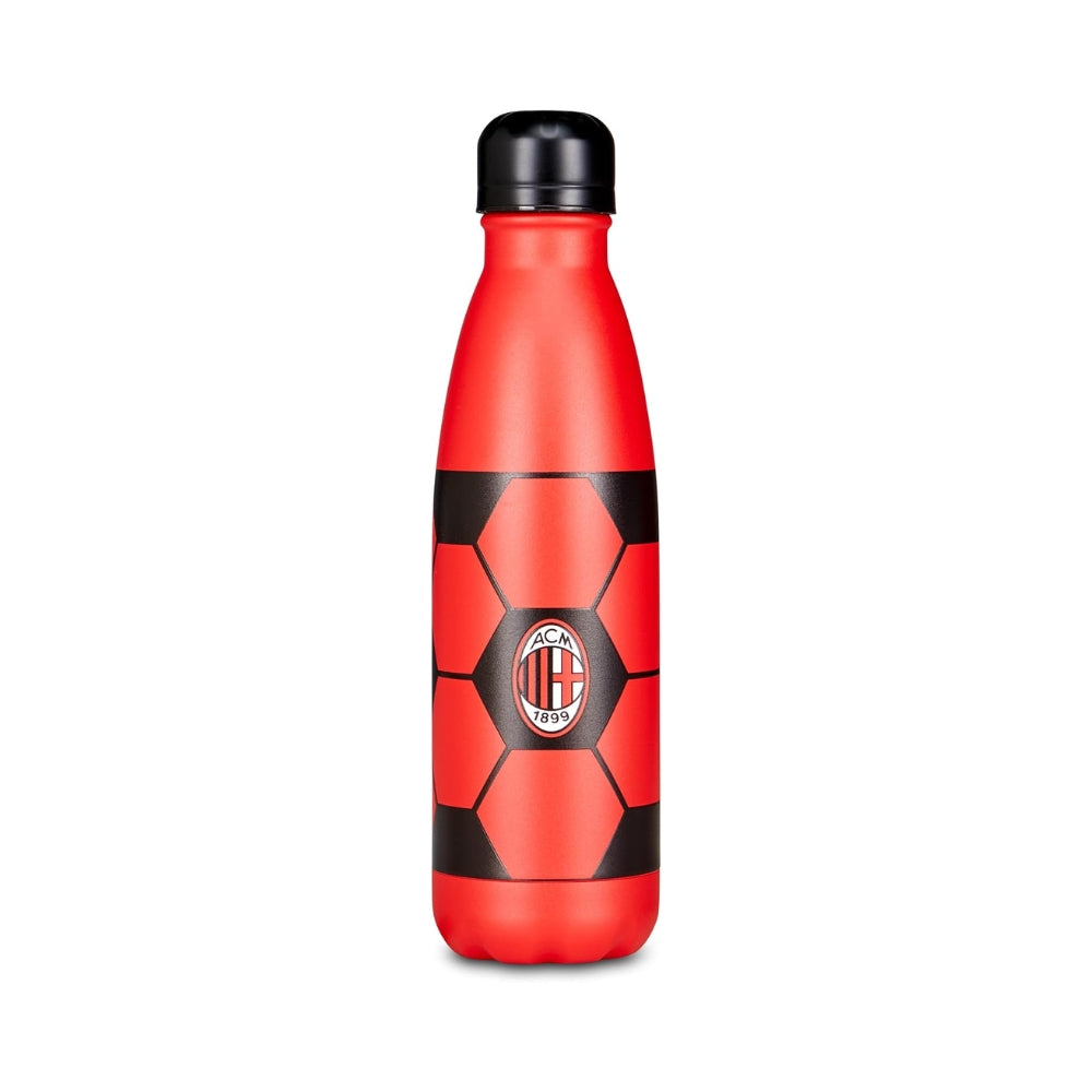 Seven Borraccia Termica Milan – Rosso, 500 ml, Acciaio Inox, Prodotto Ufficiale