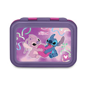 Seven Portamerenda Lilo & Stitch – Rosa, 850 ml, Base in Acciaio, Lavabile in Lavastoviglie