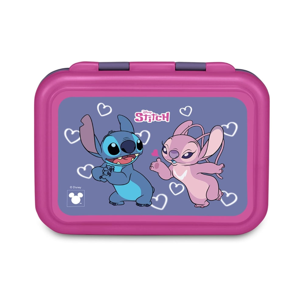 Seven Portamerenda Lilo & Stitch – Lilla, 850 ml, Base in Acciaio, Lavabile in Lavastoviglie