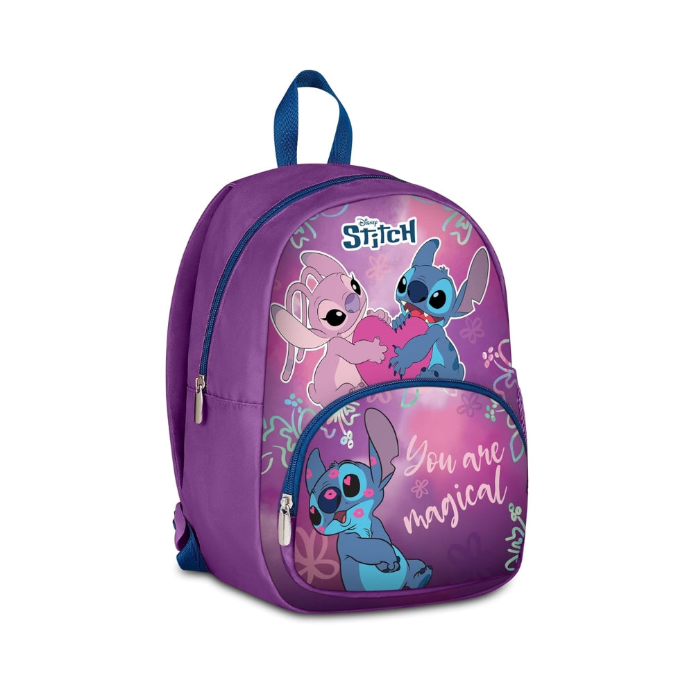 Seven Zainetto Scuola Stitch – Viola, 14 L, Monoscomparto