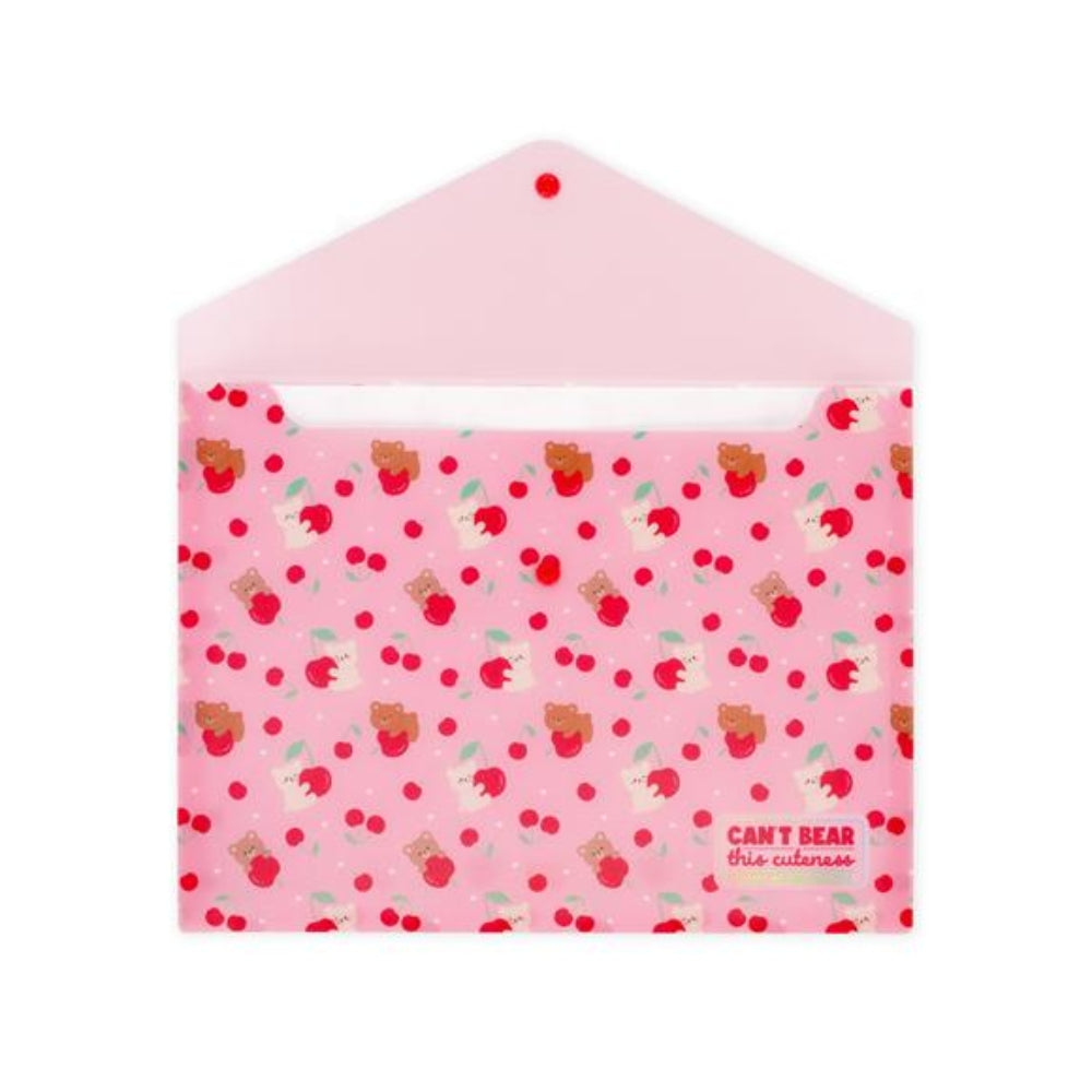 Cartella portadocumenti Legami Fold & Order - Orsetto - Ciliegia