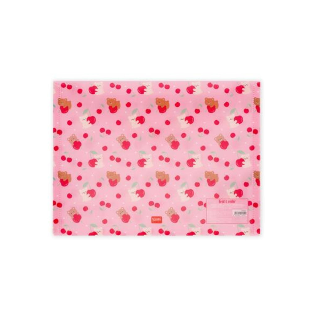 Cartella portadocumenti Legami Fold & Order - Orsetto - Ciliegia