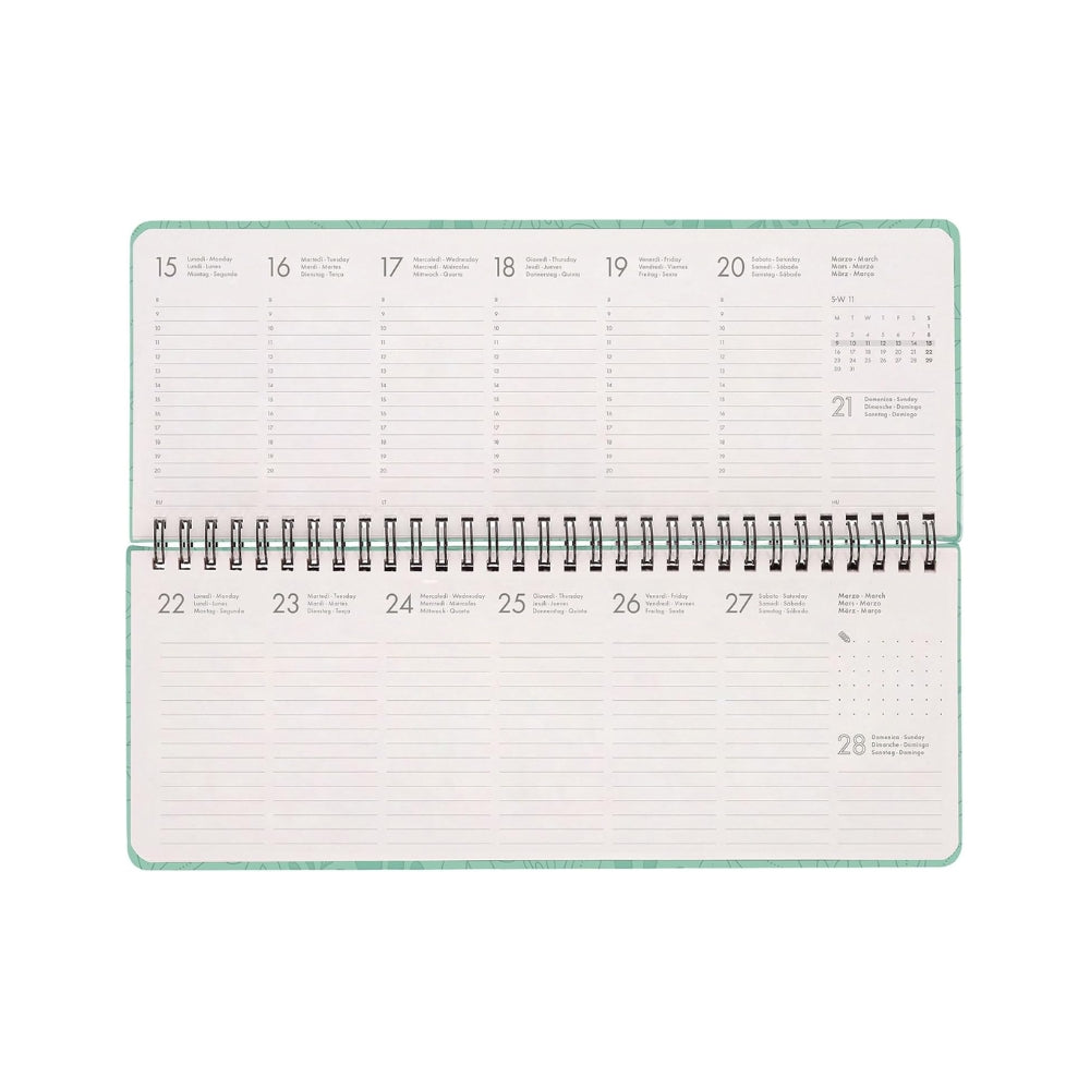 Legami - Planning da Scrivania 12+1 Mesi, 27.2 x 10.2 cm