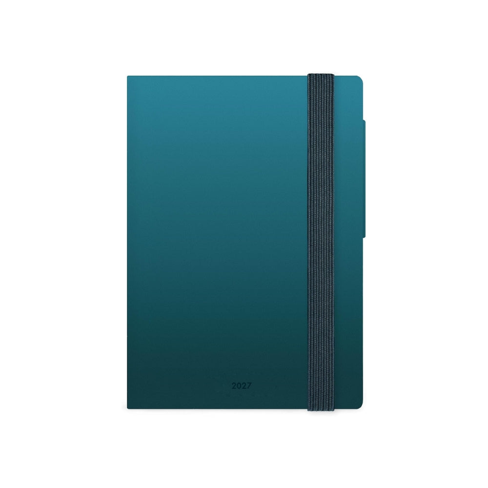 Legami - Agenda Giornaliera Small 2027, Deep Teal, 12 Mesi, 9.5 x 13.5 cm