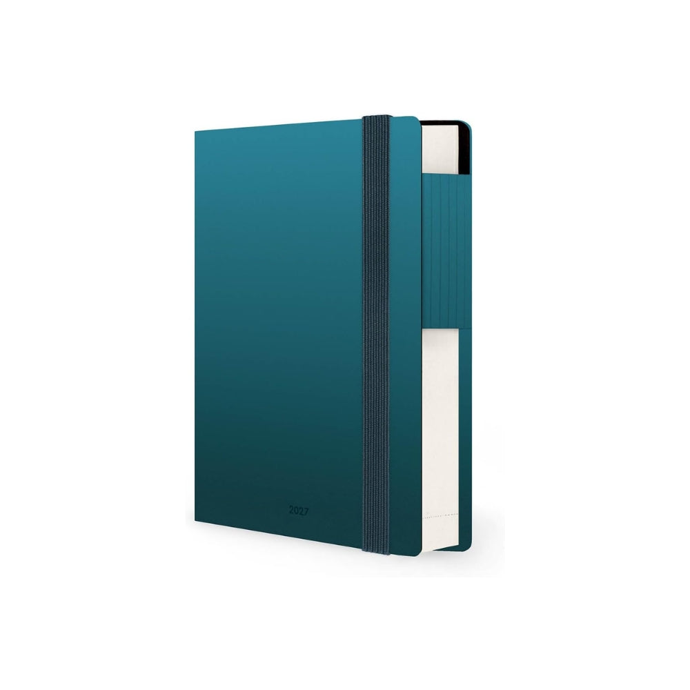 Legami - Agenda Giornaliera Small 2027, Deep Teal, 12 Mesi, 9.5 x 13.5 cm