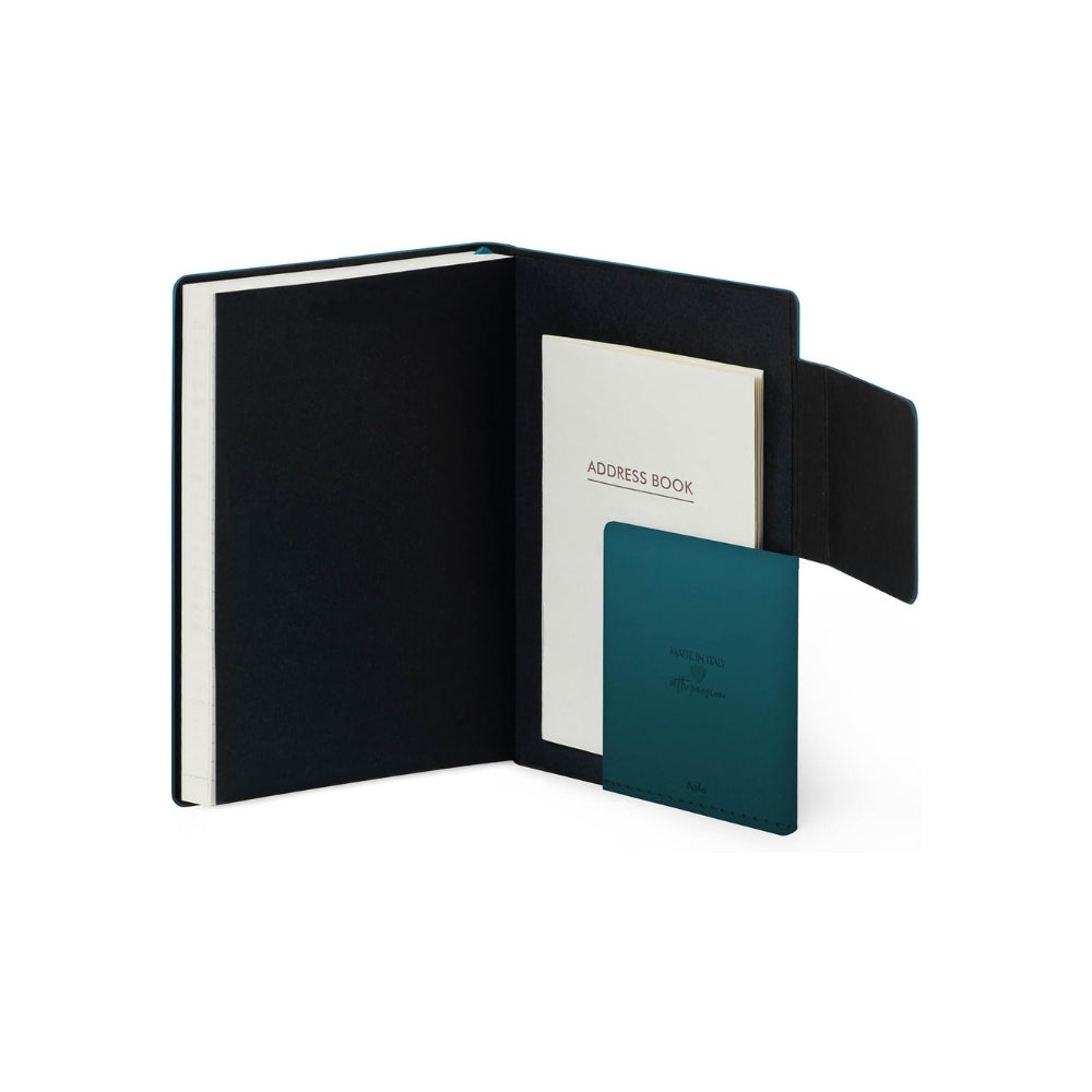Legami - Agenda Giornaliera Small 2027, Deep Teal, 12 Mesi, 9.5 x 13.5 cm