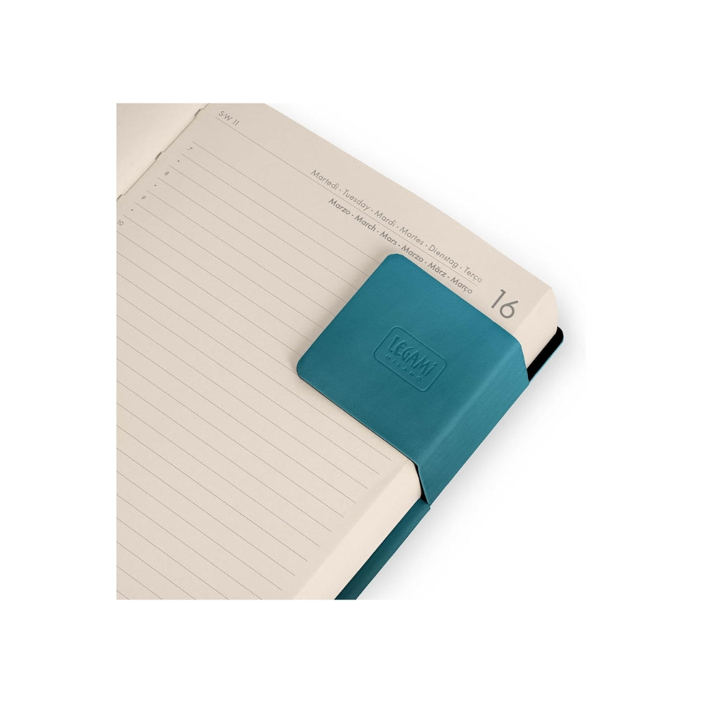 Legami - Agenda Giornaliera Small 2027, Deep Teal, 12 Mesi, 9.5 x 13.5 cm