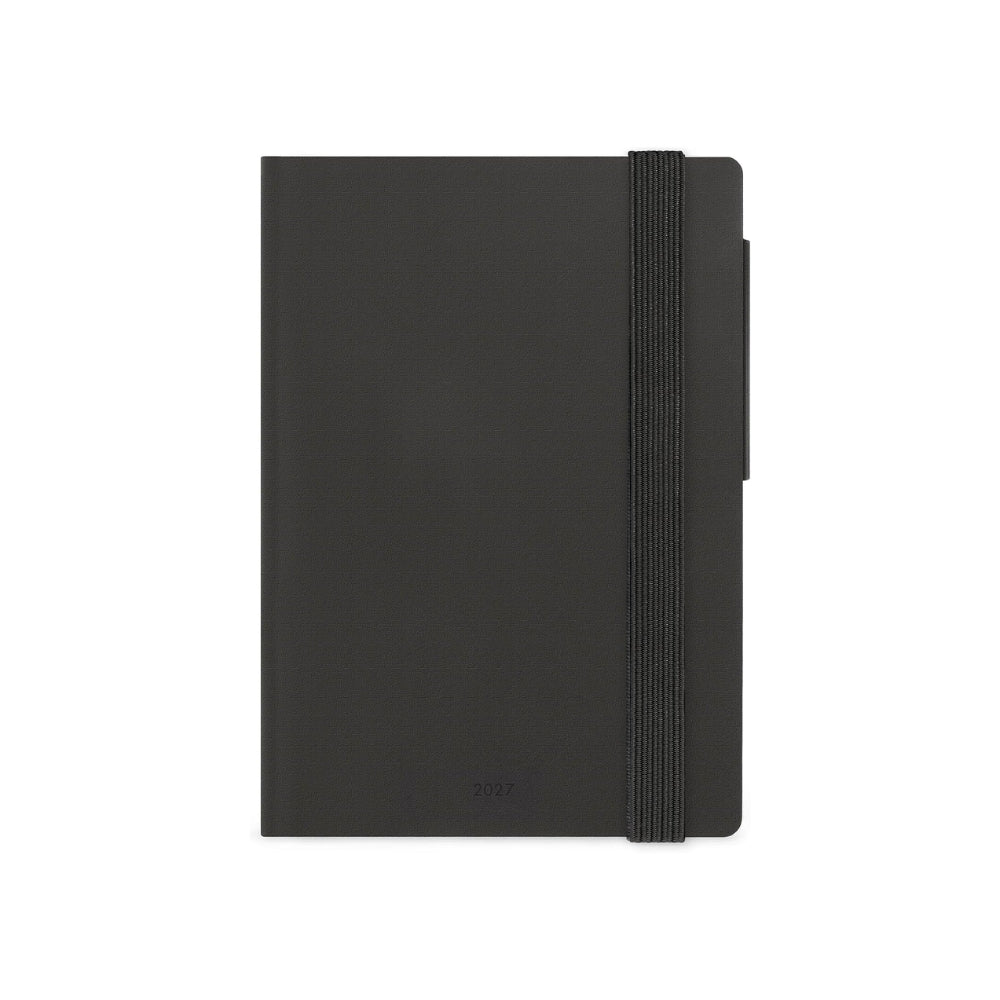 Legami - Agenda Settimanale Small 2027, Black Suit, 12 Mesi, 9.5 x 13.5 cm