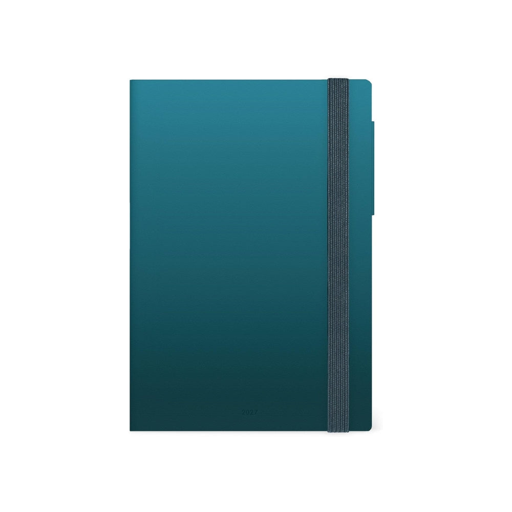 Legami - Agenda Giornaliera Large 2027, Deep Teal, 12 Mesi, 17 x 24 cm
