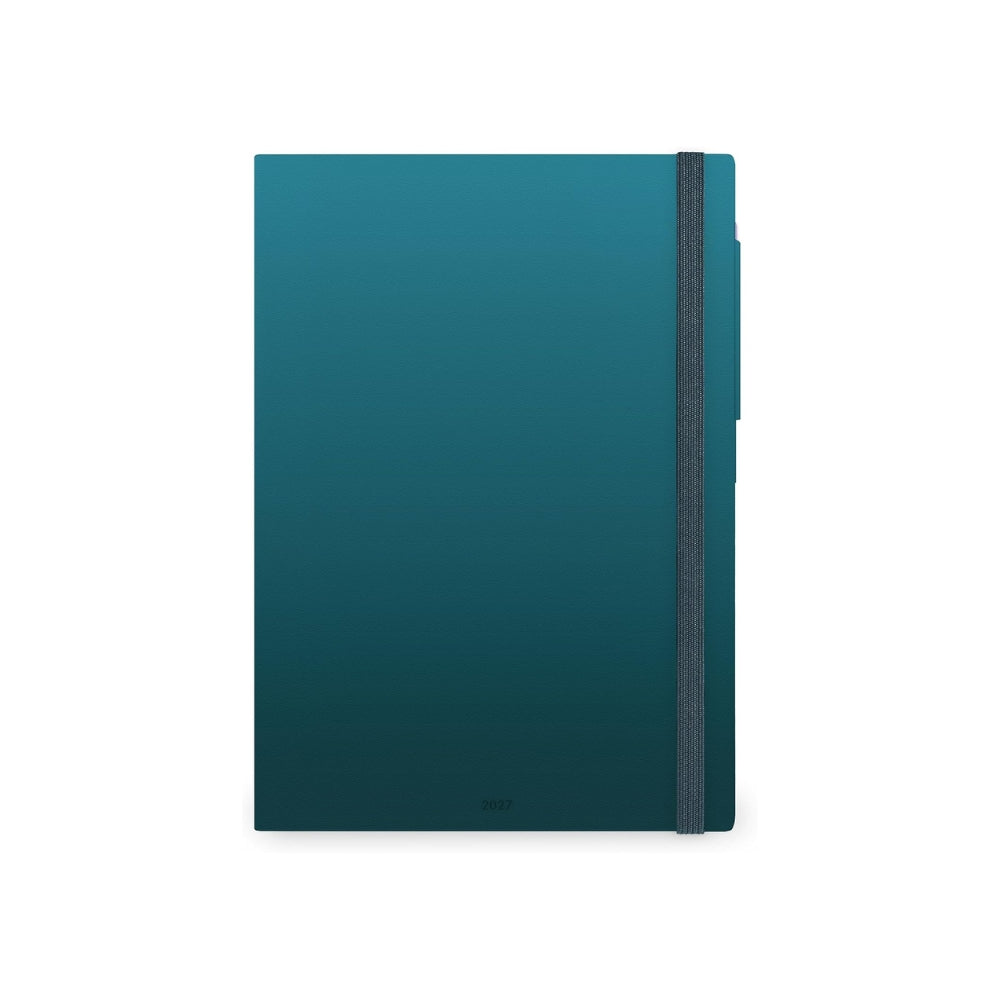 Legami - Agenda Settimanale Maxi 2027, Deep Teal, 12 Mesi, 19.5 x 26.5 cm