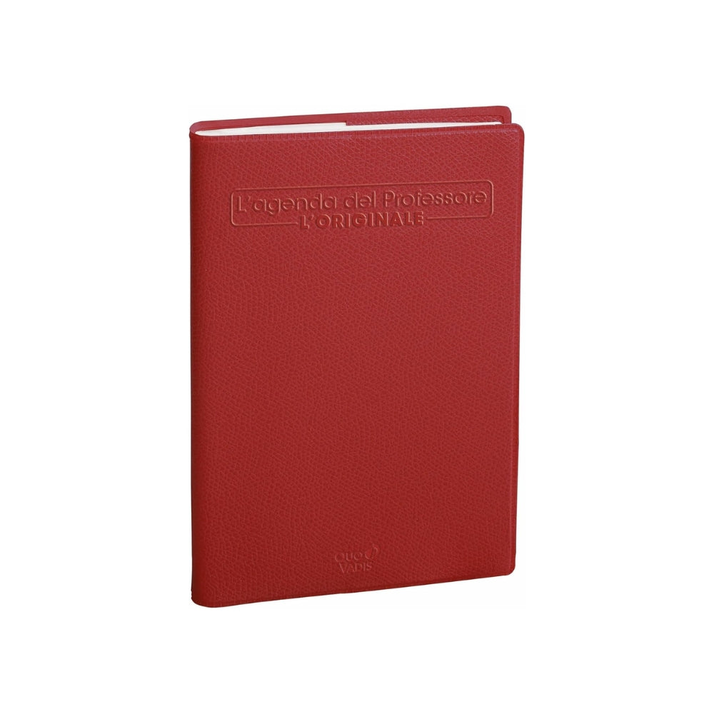 Agenda scolastica Quo Vadis 626089Q “L’Agenda del Professore” 2026-2027 colore Rosso