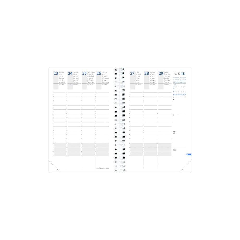 Agenda Quo Vadis TIME&LIFE POCKET 2027 ricambio (539127Q)