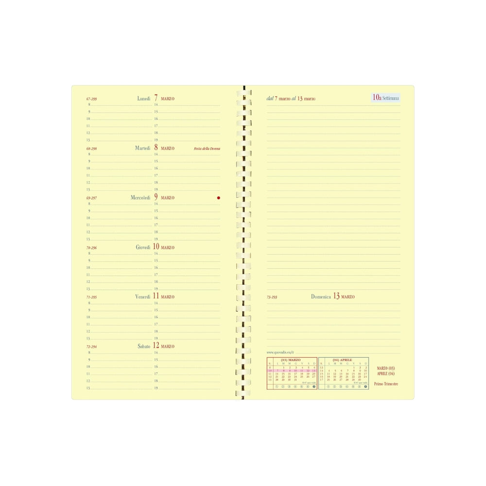 Agenda Quo Vadis ITALNOTE S 2027 ricambio (219005Q)