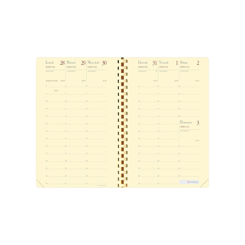 Agenda Quo Vadis PLANNING 16 S 2027 ricambio (521021Q)