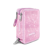 Giotto Astuccio 3 Zip Super Crystal Rosa