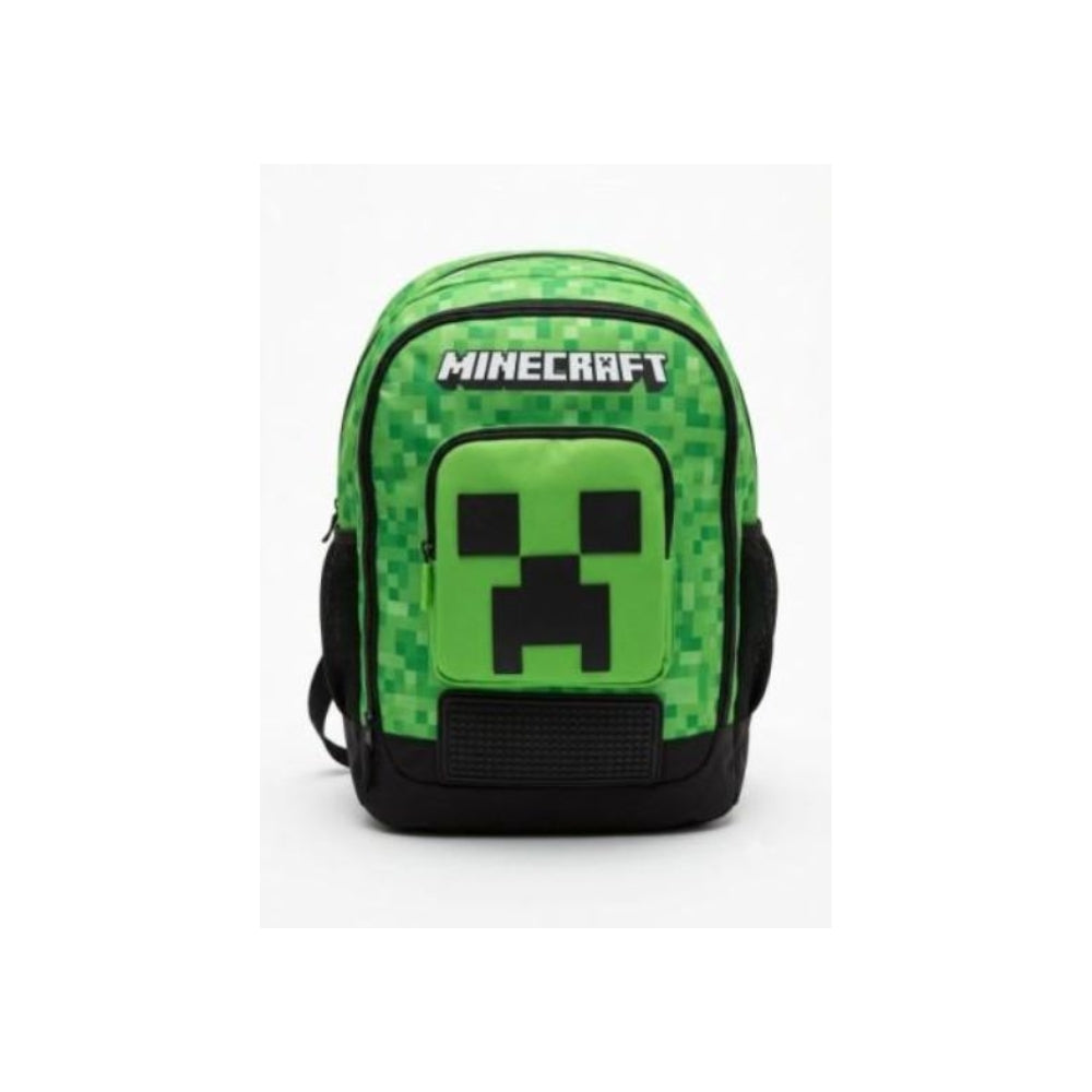 Zaino Scuola Organizzato Pixel Minecraft