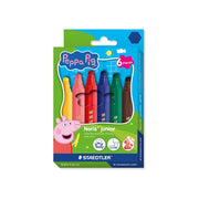 STAEDTLER Noris junior Pennarelli Peppa Pig set da 6 – Pennarelli per bambini con punta extra spessa