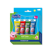 STAEDTLER Noris Junior Colori a Dita Peppa Pig Set da 4 – Primi Colori Creativi per Bambini