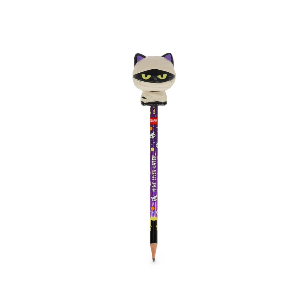 Matita con Antistress Halloween Mummy Cat "Nine Lives Later" - Squeezies - Legami