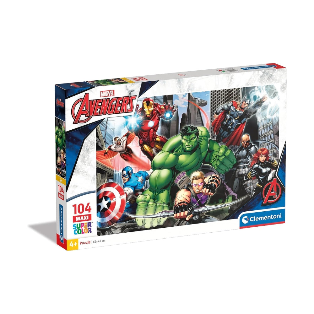 Clementoni Supercolor Puzzle Marvel Avengers – 104 Pezzi