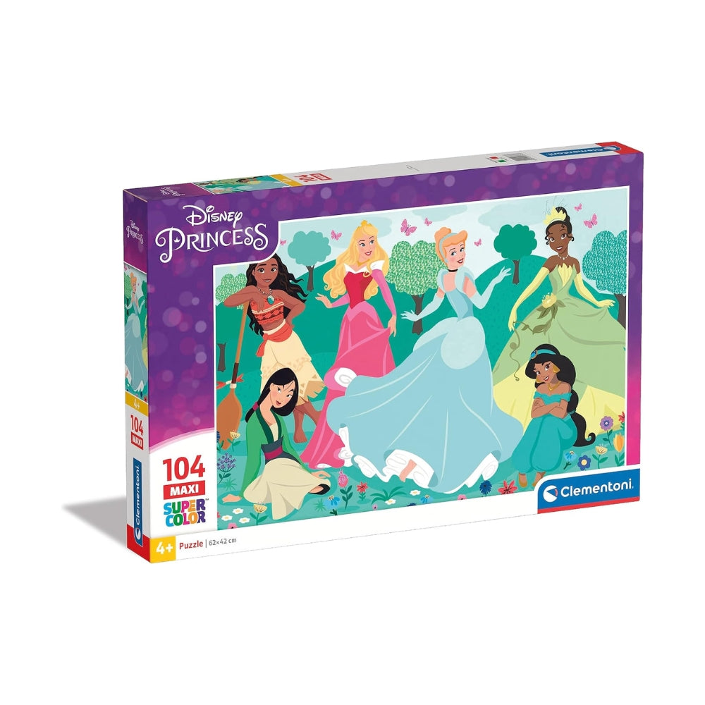 Clementoni Supercolor Puzzle Disney Princess – 104 Pezzi