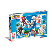 Clementoni Supercolor Puzzle Sonic – 24 Maxi Pezzi