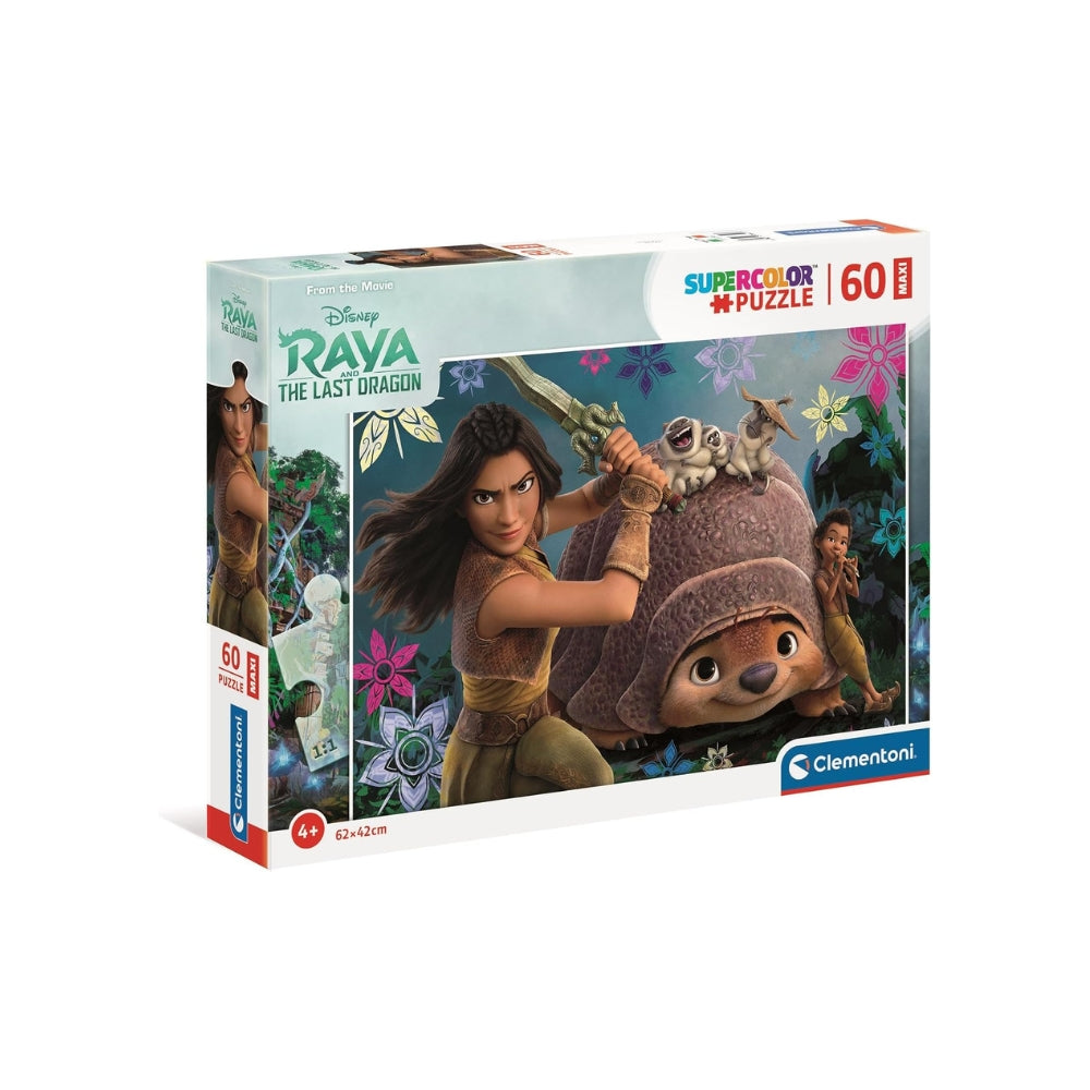 Clementoni Supercolor Puzzle Disney Raya e l'Ultimo Drago – 60 Pezzi