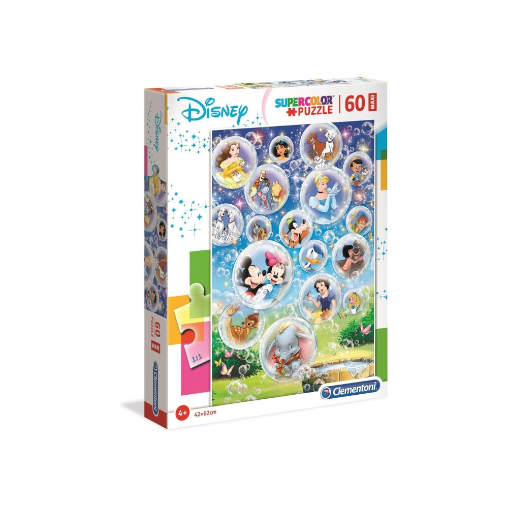 Clementoni Supercolor Puzzle Disney Classic – 60 Maxi Pezzi