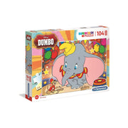 Clementoni Supercolor Puzzle Dumbo – 104 Maxi Pezzi