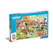 Clementoni Supercolor Puzzle Disney Mickey and Friends – 104 Maxi Pezzi | Puzzle Bambini dai 4 Anni
