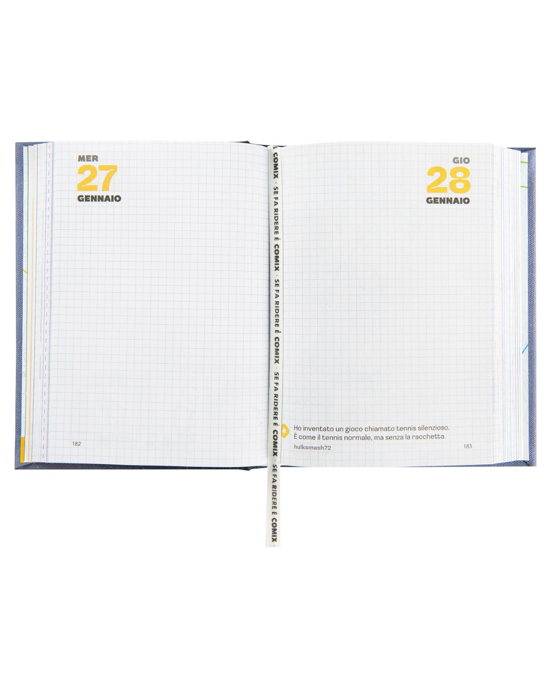 COMIX SPECIAL - Agenda 2027 Giornaliera 16 Mesi, Diario per Scuole Medie e Superiori, Copertina Rigida, 576 Pagine con Grafiche e Fumetti, Ideale per Ragazzi e Ragazze, Formato Standard, 13x17,8 cm
