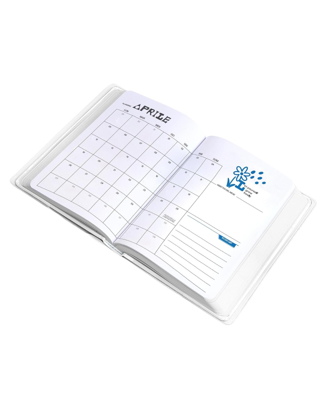 BE YOU Diario Scuola Extra White Easy 2026/2027