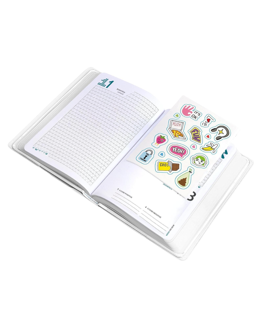 BE YOU Diario Scuola Extra White Easy 2026/2027