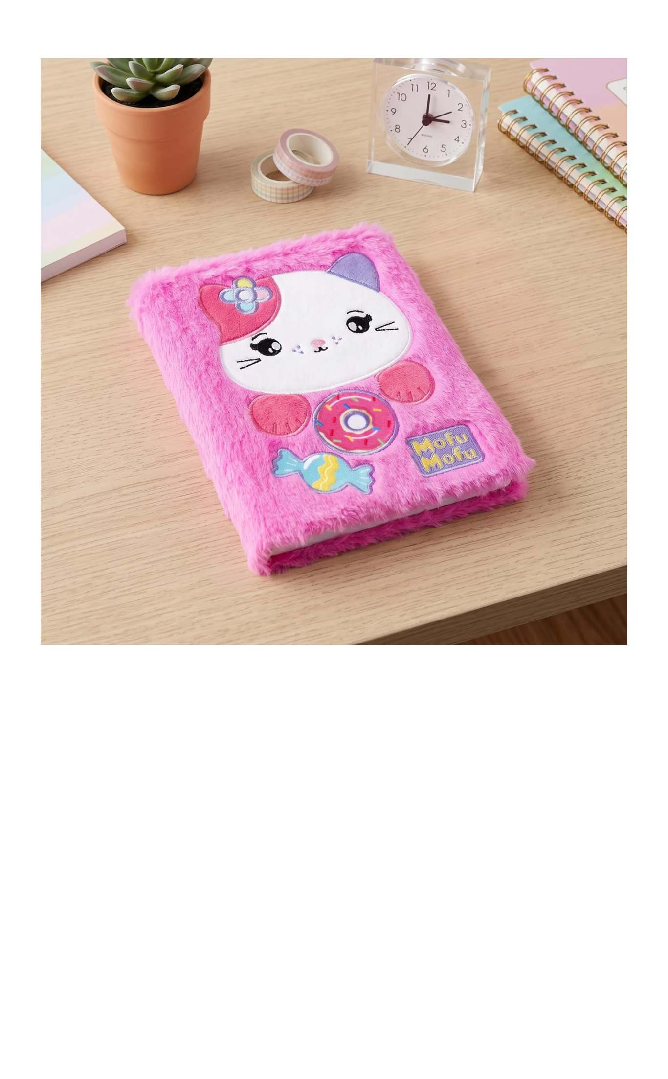 MOFU MOFU Diario Scuola 2026-2027 12 Mesi con Copertina Plush