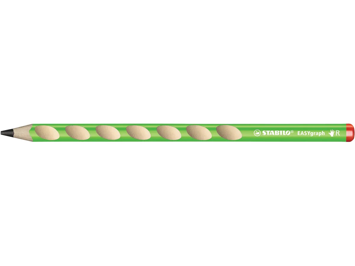 Matita STABILO EASYgraph HB Ergonomica Triangolare per Destrimani Fusto Verde Chiaro